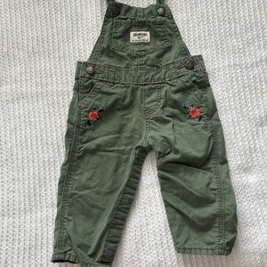 OshKosh B'gosh Olive Green Kids Overalls